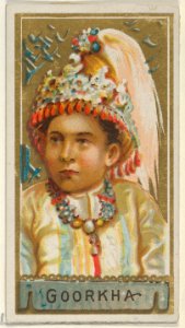Goorkha, from the Types of All Nations series (N24) for Allen & Ginter Cigarettes MET DP836439