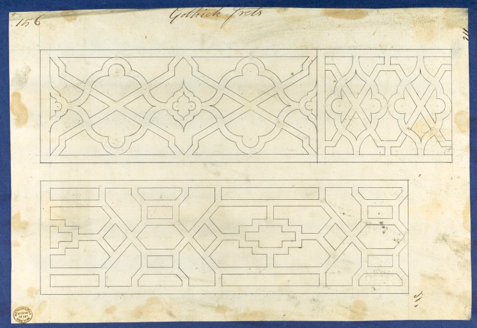 Gothic Frets, from Chippendale Drawings, Vol. II MET DP118255