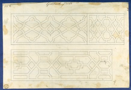 Gothic Frets, from Chippendale Drawings, Vol. II MET DP118255