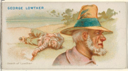 George Lowther, Death of Lowther, from the Pirates of the Spanish Main series (N19) for Allen & Ginter Cigarettes MET DP835021