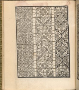 Giardineto novo di punti tagliati et gropposi per exercitio & ornamento delle donne (Venice 1554), page 6 (recto) MET DP360727
