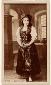 Frau. Sohush, from the Actresses series (N245) issued by Kinney Brothers to promote Sweet Caporal Cigarettes MET DP859608