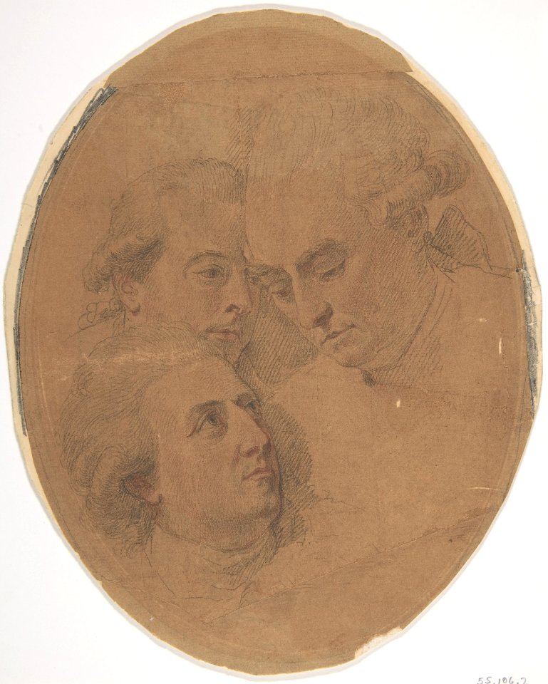 George Montagu, 4th Duke of Manchester, William, 2nd Viscount Courtenay, de jure 8th Earl of Devon, and George William Coventry, 6th Earl of Coventry MET DP807817