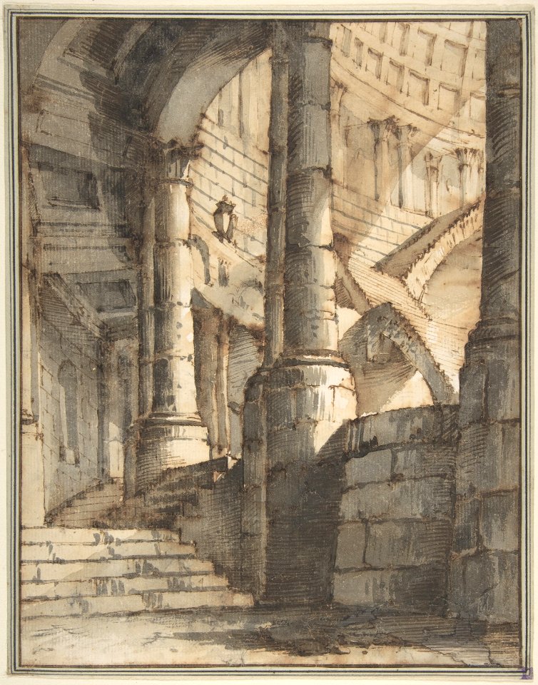 Framed Design for a Stage Set. MET DP807856