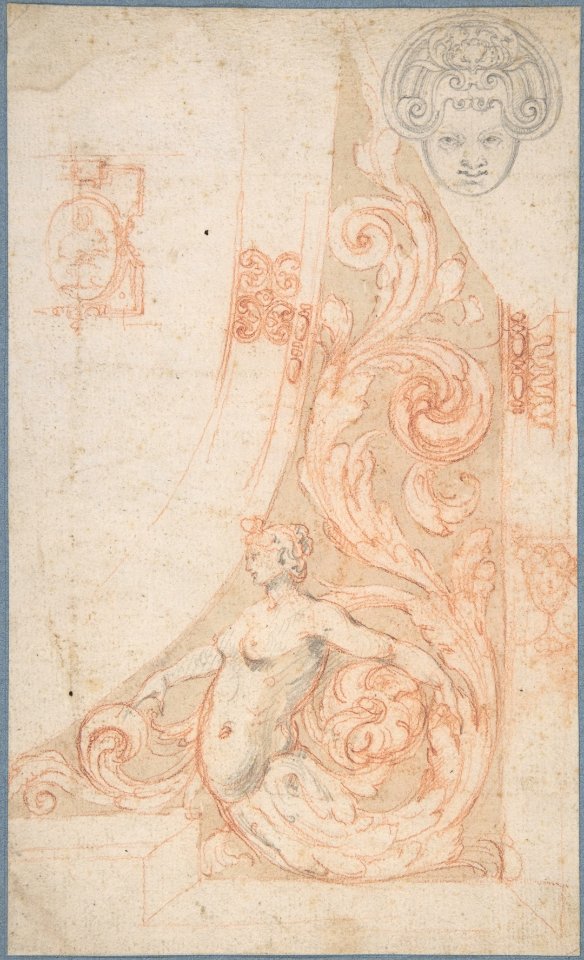 Frame Design with Antique Design, and other sketches MET DP802685