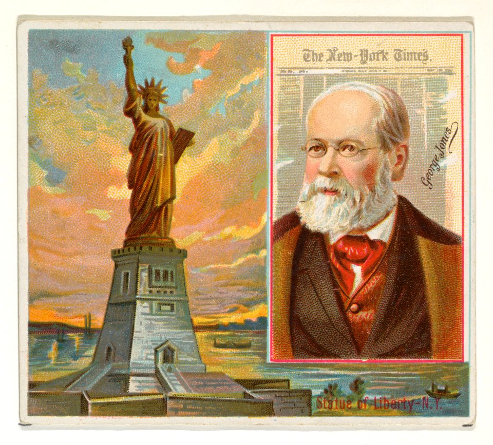 George R. Jones, The New York Times, from the American Editors series (N35) for Allen & Ginter Cigarettes MET DP838885