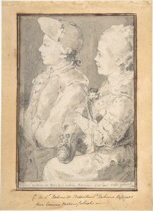 Germain-Augustin and Rose de Saint-Aubin, Drawn by Their Uncle MET DP808115