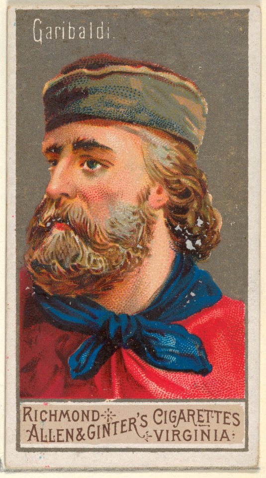 Giuseppe Garibaldi, from the Great Generals series (N15) for Allen & Ginter Cigarettes Brands MET DP834771
