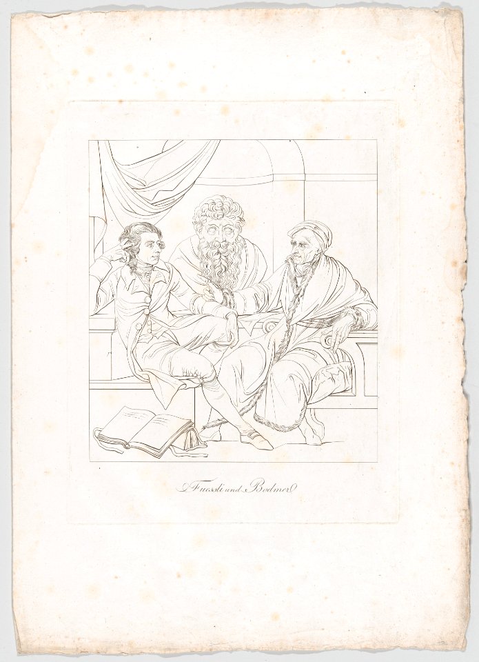 Fuessli und Bodmer (Fuseli and Bodmer in Conversation) MET DP860040