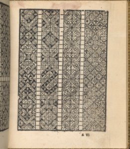 Giardineto novo di punti tagliati et gropposi per exercitio & ornamento delle donne (Venice 1554), page 4 (recto) MET DP360718