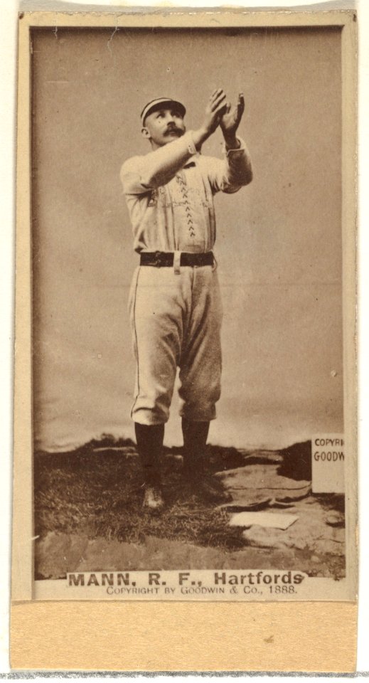 Fred J. Mann, Right Field, Hartford, from the Old Judge series (N172) for Old Judge Cigarettes MET DP846514