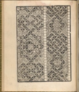 Giardineto novo di punti tagliati et gropposi per exercitio & ornamento delle donne (Venice 1554), page 7 (recto) MET DP360731