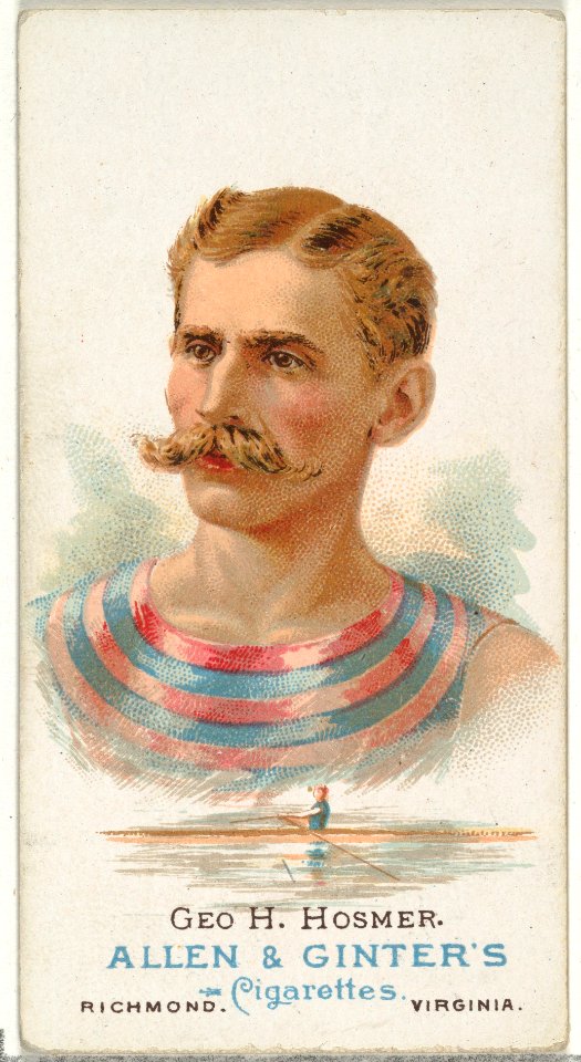 George H. Hosmer, Oarsman, from World's Champions, Series 1 (N28) for Allen & Ginter Cigarettes MET DP838215