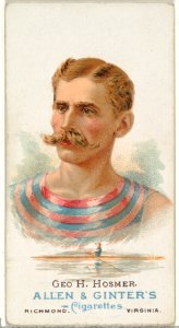 George H. Hosmer, Oarsman, from World's Champions, Series 1 (N28) for Allen & Ginter Cigarettes MET DP838215