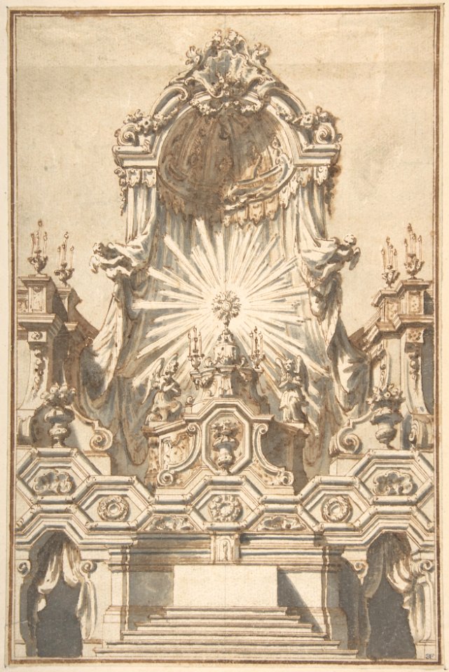Framed Design for an Altar MET DP808015