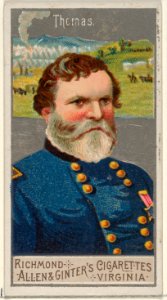 George Henry Thomas, from the Great Generals series (N15) for Allen & Ginter Cigarettes Brands MET DP834803