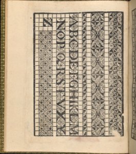 Giardineto novo di punti tagliati et gropposi per exercitio & ornamento delle donne (Venice 1554), page 3 (recto) MET DP360715