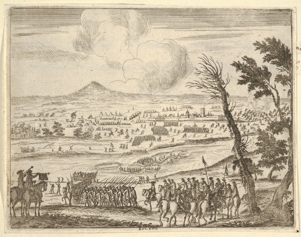 Francesco I d'Este Protects the French in Casalmaggiore from the Seige of the Spanish, from L'Idea di un Principe ed Eroe Cristiano in Francesco I d'Este, di Modena e Reggio Duca VIII -...- MET DP830782