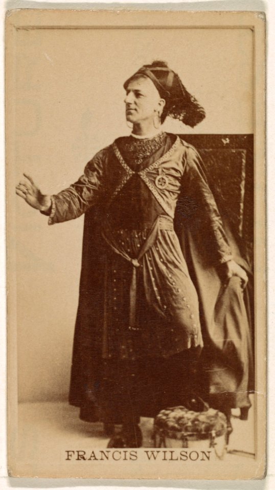 Francis Wilson, from the Actresses series (N245) issued by Kinney Brothers to promote Sweet Caporal Cigarettes MET DP859940