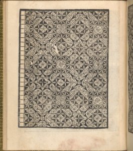 Giardineto novo di punti tagliati et gropposi per exercitio & ornamento delle donne (Venice 1554), page 8 (recto) MET DP360735