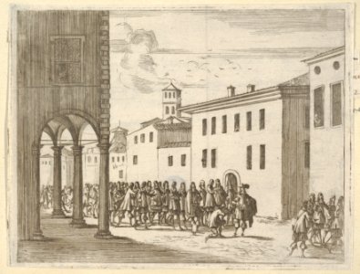 Francesco I d'Este Receiving the Affection of the People, from L'Idea di un Principe ed Eroe Cristiano in Francesco I d'Este, di Modena e Reggio Duca VIII -...- MET DP830751