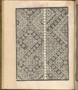 Giardineto novo di punti tagliati et gropposi per exercitio & ornamento delle donne (Venice 1554), page 5 (verso) MET DP360725