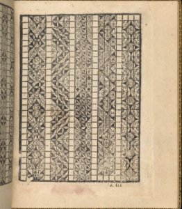 Giardineto novo di punti tagliati et gropposi per exercitio & ornamento delle donne (Venice 1554), page 3 (recto) MET DP360712
