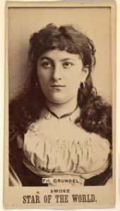 Fraulein Grundel, from the Star of the World series (N672), issued by A. Hershey & Bros. to promote Star of the World Tobacco MET DPB870002