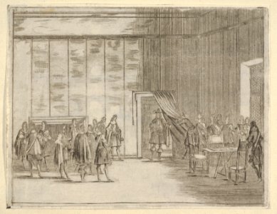 Francesco I d'Este, with his Gentle Manner, is Loved by All of the Noblemen in his Court, from L'Idea di un Principe ed Eroe Cristiano in Francesco I d'Este, di Modena e Reggio Duca VIII -...- MET DP830748