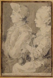 Germain-Augustin and Rose de Saint-Aubin, Drawn by Their Uncle MET 1972.118.233