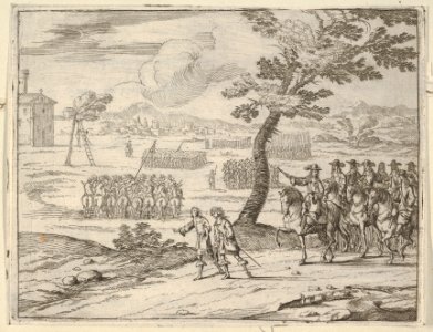 Francesco I d'Este Punishes a Soldier by Death who had Stolen a Chalice from the Holy Church, from L'Idea di un Principe ed Eroe Cristiano in Francesco I d'Este, di Modena e Reggio Duca VIII -...- MET DP830759