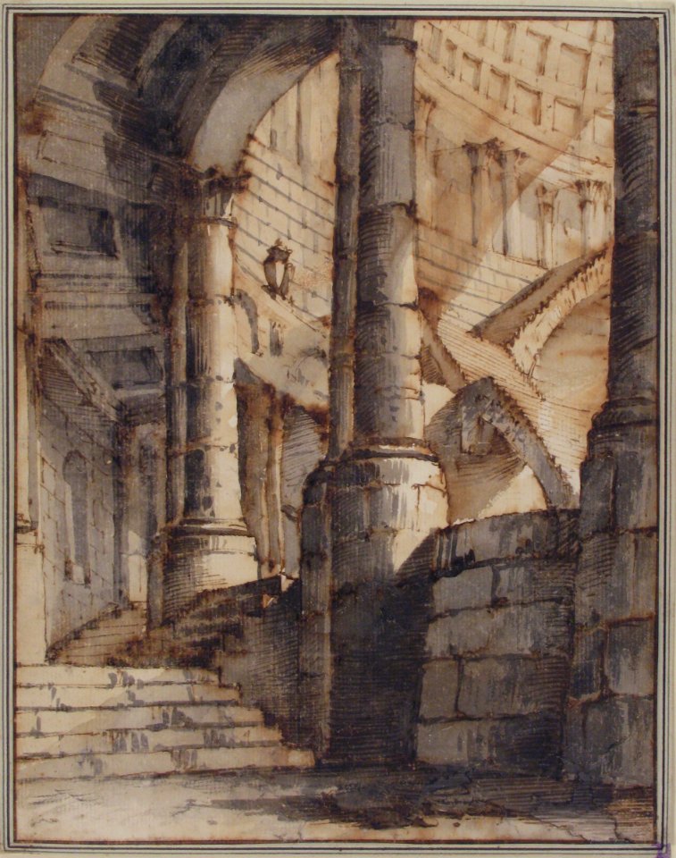 Framed Design for a Stage Set. MET 1971.513.67