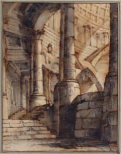 Framed Design for a Stage Set. MET 1971.513.67