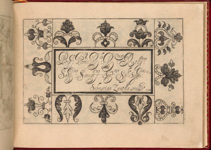Ghirlanda- Di sei vaghi fiori scielti da piu famosi Giardini d'Italia, page 42 (recto) MET DP362300