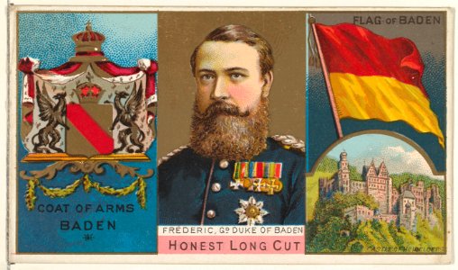 Frederic, Grand Duke of Baden, from the Rulers, Flags, and Coats of Arms series (N126-1) issued by W. Duke, Sons & Co. MET DPB873768