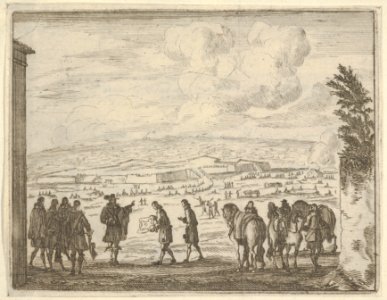 Francesco I d'Este Builds the Fortresses of Modena for the Security of his People, from L'Idea di un Principe ed Eroe Cristiano in Francesco I d'Este, di Modena e Reggio Duca VIII -...- MET DP830702