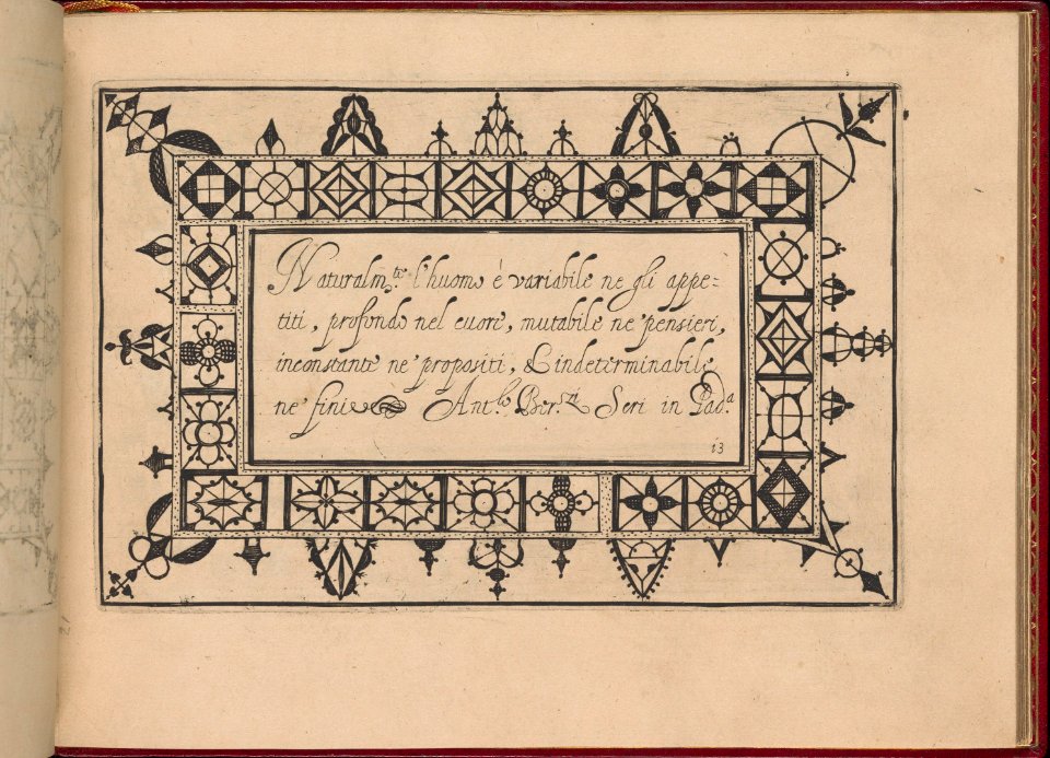 Ghirlanda- Di sei vaghi fiori scielti da piu famosi Giardini d'Italia, page 21 (recto) MET DP362279