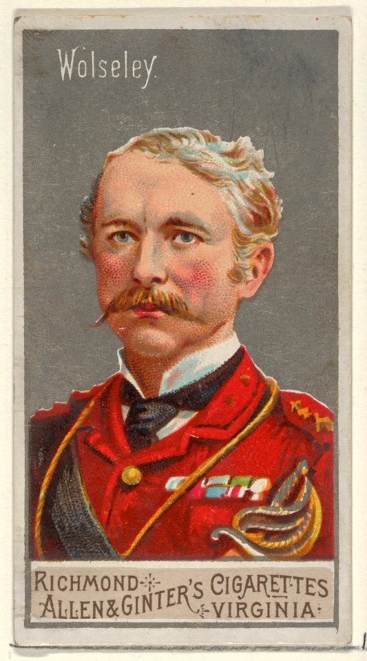 Garnet Joseph Wolseley, from the Great Generals series (N15) for Allen & Ginter Cigarettes Brands MET DP834808