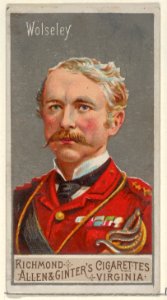 Garnet Joseph Wolseley, from the Great Generals series (N15) for Allen & Ginter Cigarettes Brands MET DP834808