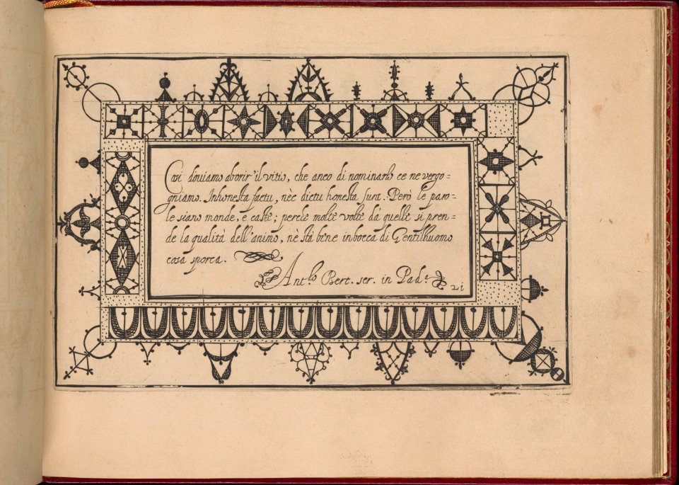 Ghirlanda- Di sei vaghi fiori scielti da piu famosi Giardini d'Italia, page 29 (recto) MET DP362287