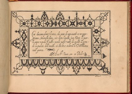 Ghirlanda- Di sei vaghi fiori scielti da piu famosi Giardini d'Italia, page 29 (recto) MET DP362287