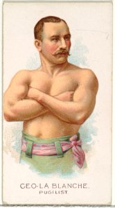 George La Blanche, Pugilist, from World's Champions, Series 2 (N29) for Allen & Ginter Cigarettes MET DP838267