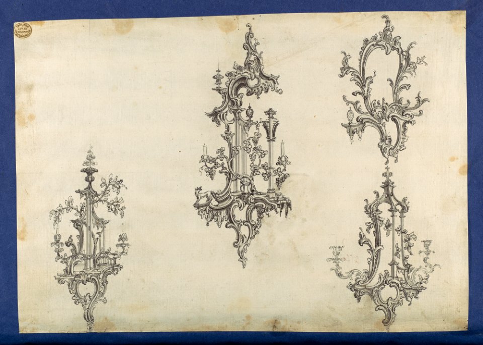 Girandoles, in Chippendale Drawings, Vol. I MET DP104201