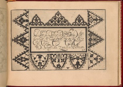 Ghirlanda- Di sei vaghi fiori scielti da piu famosi Giardini d'Italia, page 36 (recto) MET DP362294