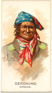 Geronimo, Apache, from the American Indian Chiefs series (N2) for Allen & Ginter Cigarettes Brands MET DP827994