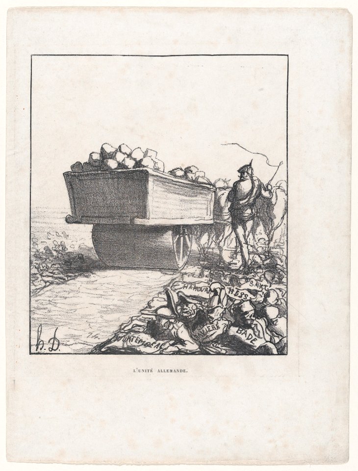 German unity, from 'News of the day,' published in L'Album du Siège, 1870 MET DP877799