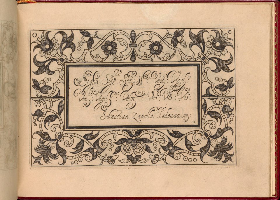 Ghirlanda- Di sei vaghi fiori scielti da piu famosi Giardini d'Italia, page 43 (recto) MET DP362301
