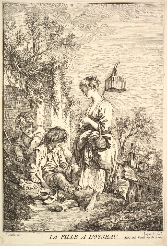Girl with a Bird MET DP826121