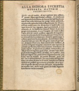 Giardineto novo di punti tagliati et gropposi per exercitio & ornamento delle donne (Venice 1554), title page (verso) MET DP360710