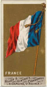 France, from Flags of All Nations, Series 1 (N9) for Allen & Ginter Cigarettes Brands MET DP841332